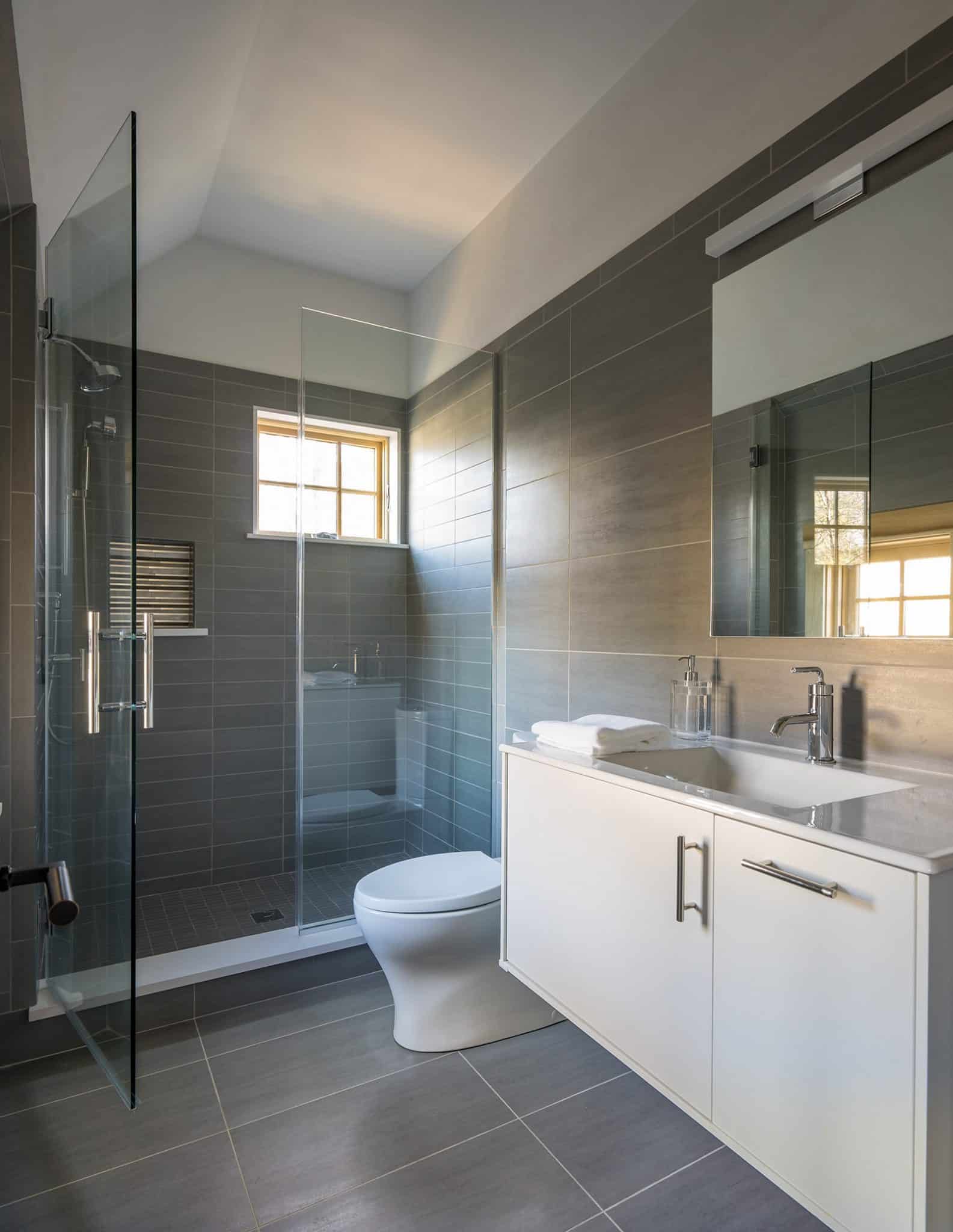 Contemporary Retreat Interiors Ipswich MA Bathroom