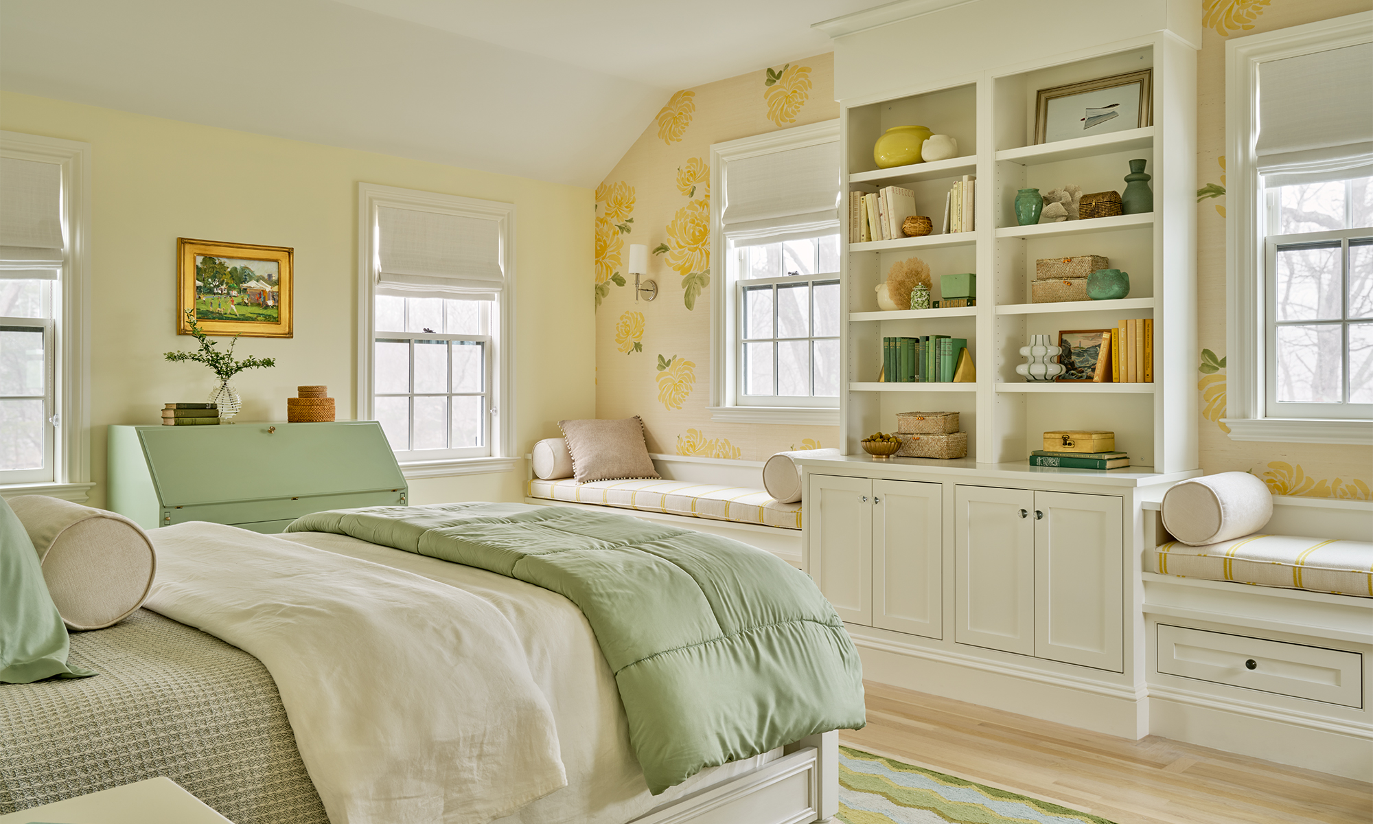 Cohasset Revival Interior Design Guest Bedroom
