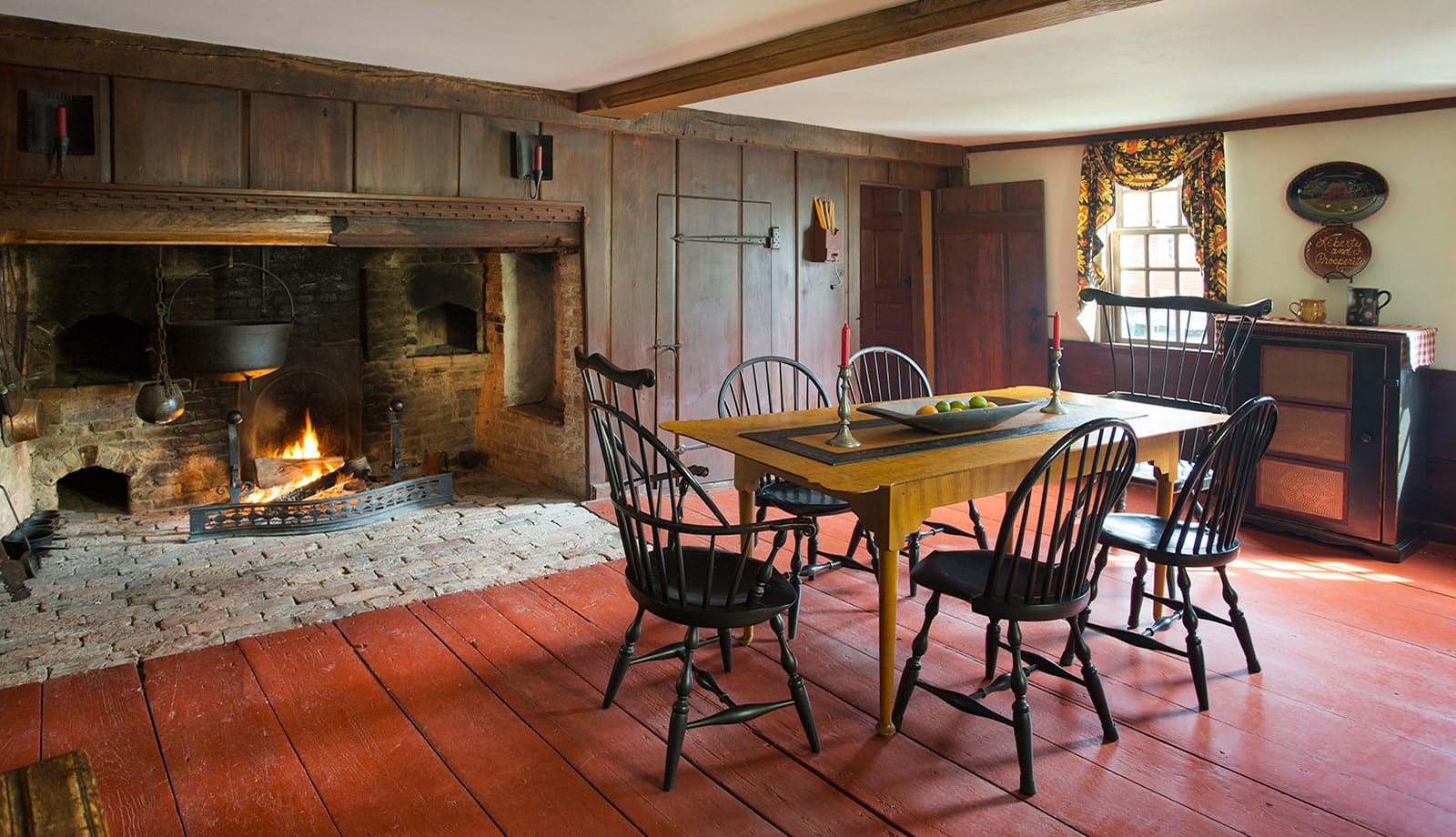 Lummus House Historic Colonial Ipswich MA Dining Room