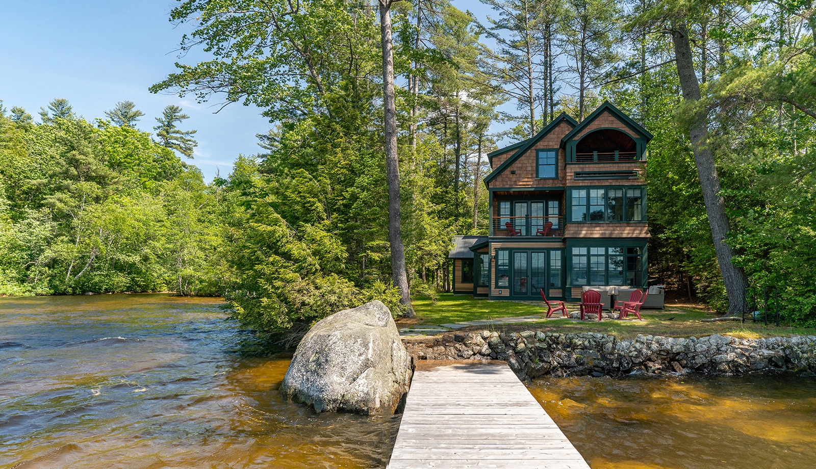 New Hampshire Lake House Exterior